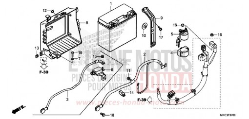BATTERIE GL1800J de 2018